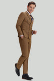 Khaki Menn 2 stykke Slim Fit Tuxedo & Dress