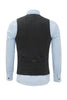 Load image into Gallery viewer, svart single breasted sjal lapel menns dress vest
