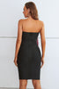 Load image into Gallery viewer, Black Sweetheart Bodycon Semi formell kjole med sløyfe
