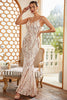 Load image into Gallery viewer, Paljetter Skjede Blush Sparkly Prom Dress