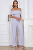 Load image into Gallery viewer, Lavendel av skulderballet jumpsuits