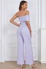 Load image into Gallery viewer, Lavendel av skulderballet jumpsuits