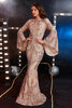 Load image into Gallery viewer, Champagne paljett havfrue lange ermer formell kjole