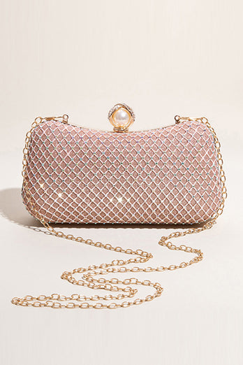 Glitter Rødme Beaded Party Clutch