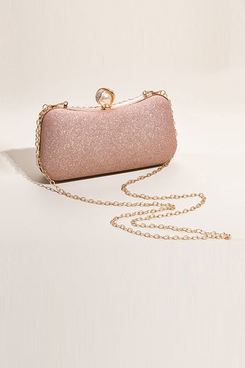 Glitter Rødme Beaded Party Clutch