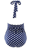 Ett stykke Navy Halter Badetøy