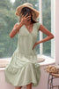 Load image into Gallery viewer, v nakke grønn sommer kjole