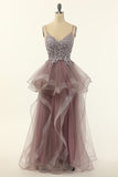 Tulle Appliques ballkjole