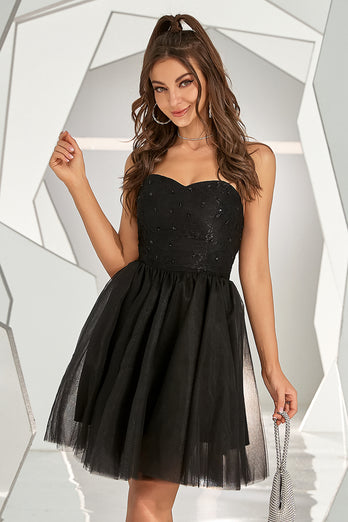 svart kjæreste homecoming kjole
