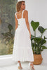Load image into Gallery viewer, hvit sommer boho bryllupsfest kjole