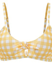 to stykke høy midje badedrakt med bowknot