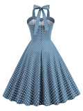 Halter Polka Dots Swing 1950-tallet Kjole