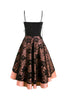 Load image into Gallery viewer, rødme blonder høy-lav Halloween kjole