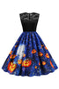 Load image into Gallery viewer, juvel hals halloween vintage kjole