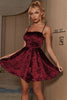 Load image into Gallery viewer, Velvet A-line Lace-up Back Cocktail Party kjole