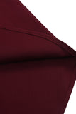 A Line Off the Shoulder Burgundy Blonder kjole med Bowknot