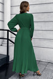 Langermer Ruffles Casual Dress med belte