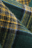 Load image into Gallery viewer, V Neck Green Grid Vintage kjole med 3/4 ermer