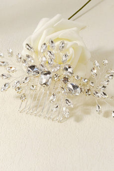 Håndlaget Crystal Flower Bridal hodeplagg