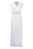 Load image into Gallery viewer, Plus Size Lilla plissert Long Wedding Guest Dress