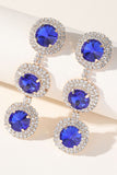 Flerlags runde rhinestones øredobber