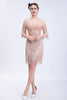 Load image into Gallery viewer, Blush Fringes 1920-talls kjole med perler