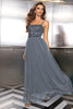 Load image into Gallery viewer, Lys rosa Spaghetti stropper Sequined Tylle Prom Dress
