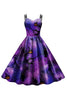 Load image into Gallery viewer, Bat broderi Halloween Svart vintage kjole