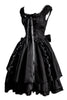Load image into Gallery viewer, Halloween svart vintage kjole med blonder