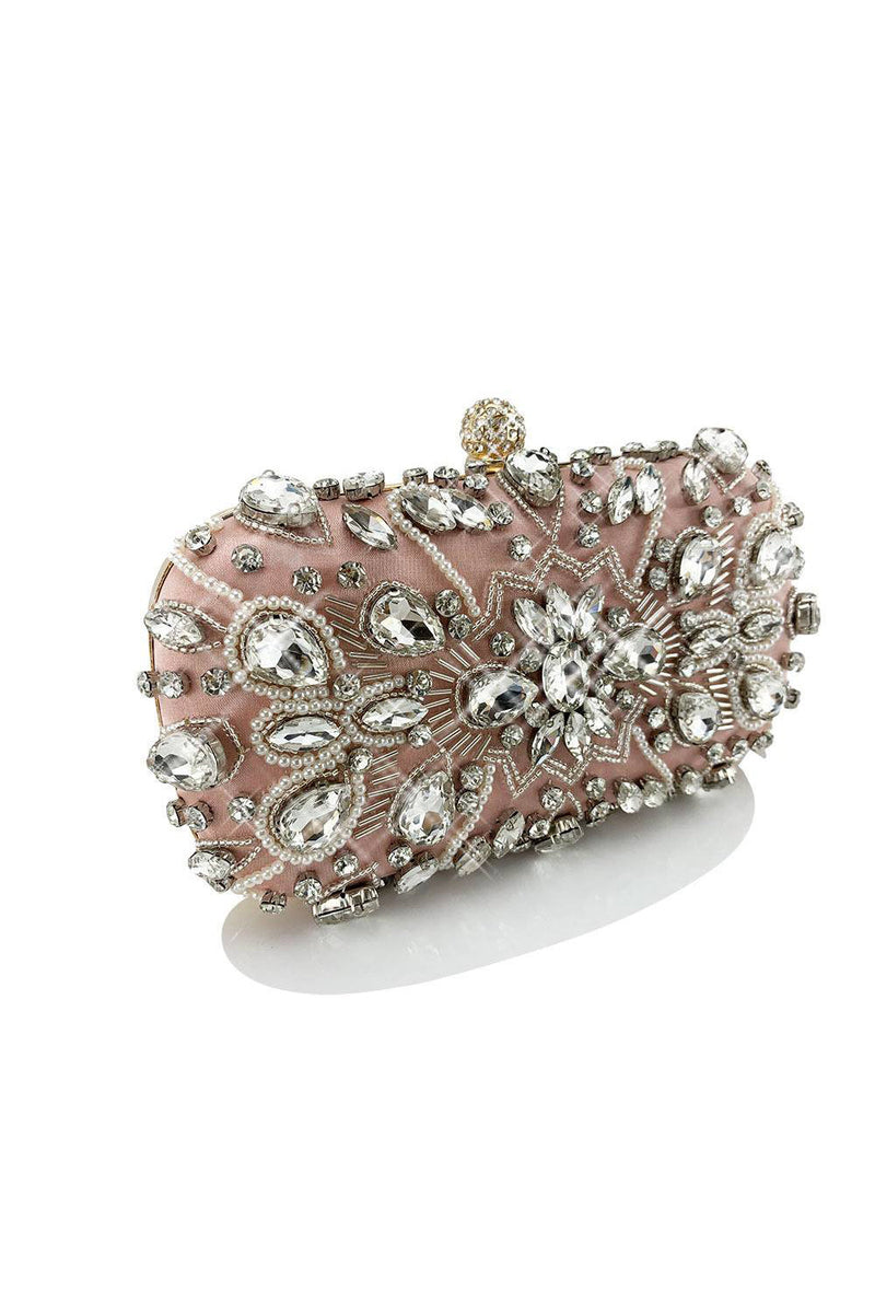 Load image into Gallery viewer, Rhinestone glitrende svart festclutchveske