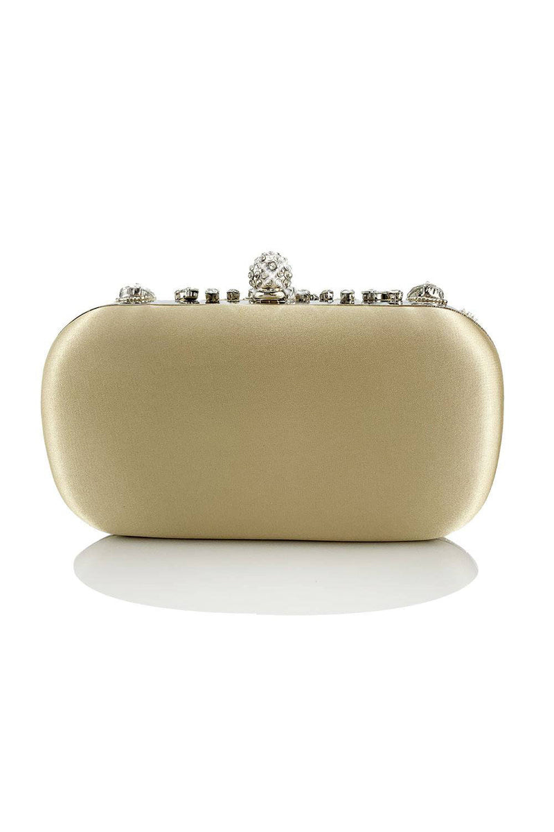 Load image into Gallery viewer, Rhinestone glitrende svart festclutchveske