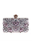 Load image into Gallery viewer, Rhinestone lys rosa glitrende kveld clutch bag
