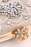 Champagne Rhinestone Pearl Party veske