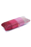 Fuchsia Ombre Saprkly paljett kveld clutch bag