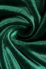 Load image into Gallery viewer, Mørkegrønn lange ermer Holiday Party kjole med plissert