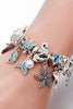 Load image into Gallery viewer, Blue Ocean-serien Dolphin Starfish Anheng Beaded armbånd