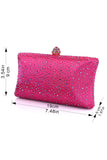 Sparkly Fuchsia Rhinestone kveldsfest veske