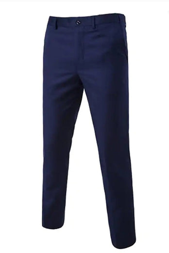 Mørkeblå hakket jakkesdress for menn fra 1920-tallet med tilbehørssett