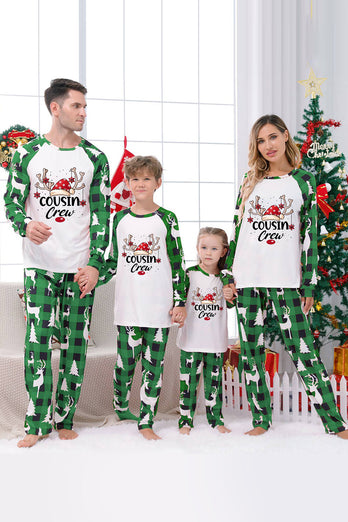 God jul Familie pyjamassett