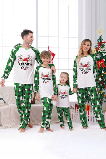 God jul Familie pyjamassett