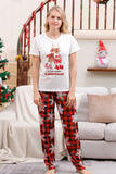 Familiematchende julepyjamas med Red Plaid