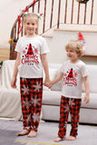 Familiematchende julepyjamas med Red Plaid