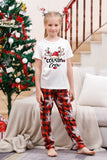 Familiematchende julepyjamas med Red Plaid