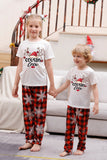 Familiematchende julepyjamas med Red Plaid