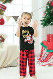 Plaid Family Christmas pyjamas med korte ermer