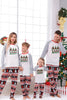 Load image into Gallery viewer, Trykk grå lange ermer som matcher familiens julepyjamas