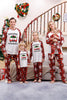Load image into Gallery viewer, Familiepyjamassett med julerødtrykk