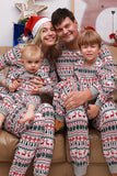 Christmas Family Matching pyjamas Set Grey mønster pyjamas