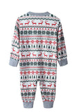 Christmas Family Matching pyjamas Set Grey mønster pyjamas