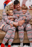 Matching pyjamas Set Grey mønster Christmas Family Pyjamas